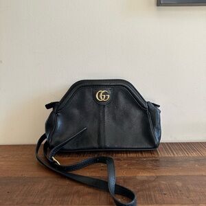 Gucci Black Leather Crossbody Bag